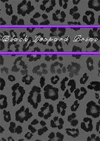 ヒョウ柄 ブラック Black Leopard Print3