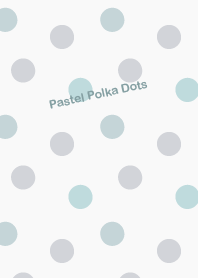 Pastel Polka Dots - Rain