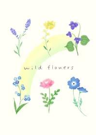 大人シンプル・野の花と水彩