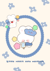 Little rabbit eats meatballs1