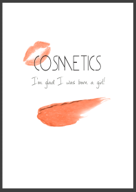 Cosmetics -Coral pink Rouge-