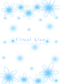 Floral blue