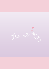 girly icon・ピンクパープル