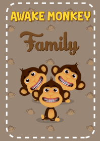 Awake Monkey Family