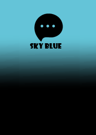 Black & Sky Blue Theme V3