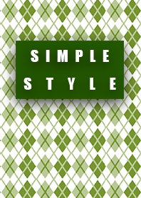 Check Green Simple style