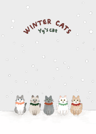 Yy's cat 猫と冬の思い出ー雪編