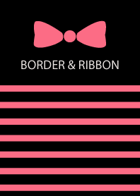BORDER & RIBBON -Pink Ribbon 13-