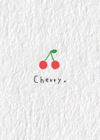Cherry and paper