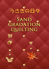 Rabbit daily(Sand gradation quilting)