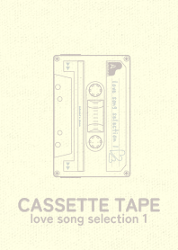 Cassettetape_love Pale Mist WHT