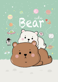 Bear Cute. (Green Mint)