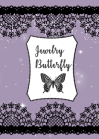 Jewelry Butterfly_light perpl&black