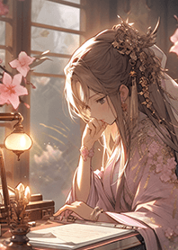 在看書的美人❤魂牽夢縈的古代系列-1