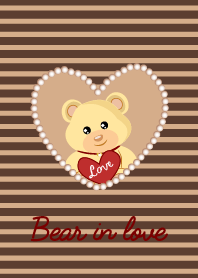 Bear doll in Love
