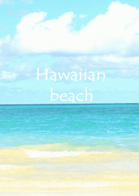 Hawaiian beach photo theme