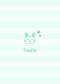 Rabbits Star =Green= Border