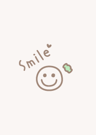 糖果 微笑 '暗褐色'