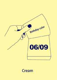 Birthday color June 9 simple: