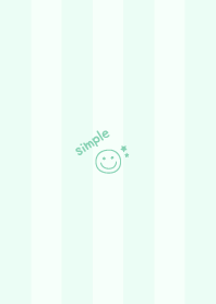 Smile Star =Green= Stripe