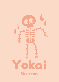 Yokai skeleton Shell pink