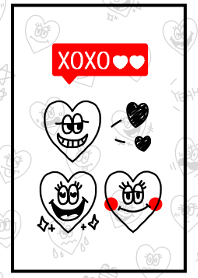 SIMPLE BLACK HEART THEME2!