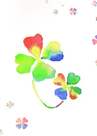 Lucky Clover #Watercolor Touch