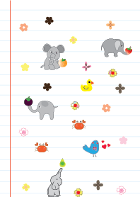 Cute elephant theme v.2