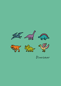 迷你小恐龍集合囉(薄荷綠色)