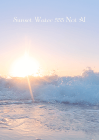 Sunset Water 355 Not AI