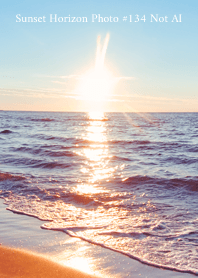 Sunset Horizon Photo #134 Not AI