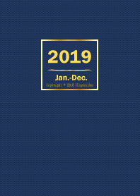 2019 年曆