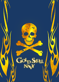Gold Skull navy