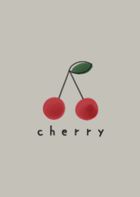 Dull beige and cherry theme