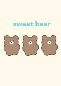 sweet bear /ivorygreen