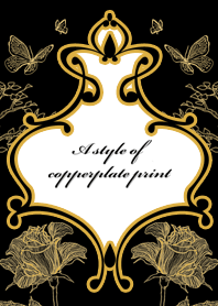 A STYLE OF COPPERPLATE PRINT