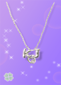イニシャル30 K&J （四つ葉のクローバー）