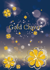 Navy : Good Luck Up! Gold Clover