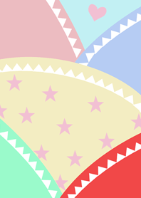 Fun Party-Red Green Yellow Blue Powder