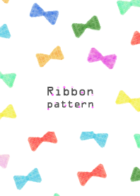 Ribbon pattern6- watercolor-joc