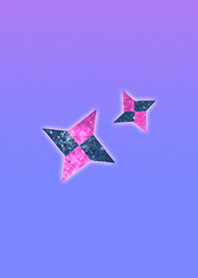 Japanese paper shuriken pink