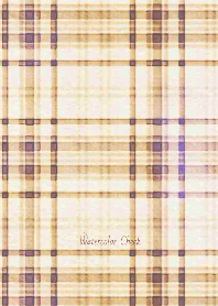 Watercolor Check Ver.6