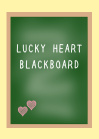 LUCKY HEART BLACKBOARD-LIGHT YELLOW