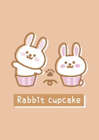 Rabbit cupcake <Pad> orange