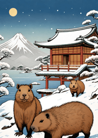 Ukiyo-e - Capybara 4eB408