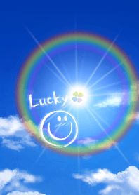 Wish come true,Round rainbow halo