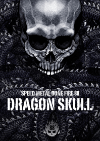 Speed metal bone fire Dragon skull 88