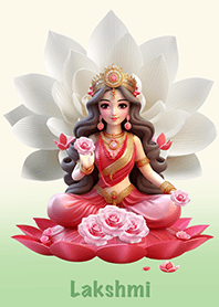 Lakshmi attracts money, attracts gold