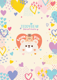 Teddy Bears Heart Kawaii