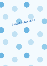 Pastel Polka Dots - Sky Blue